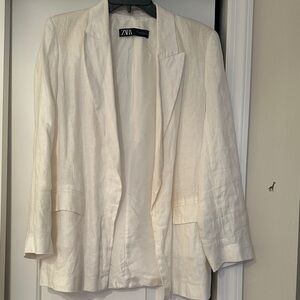 Zara Women's Cream Blazer